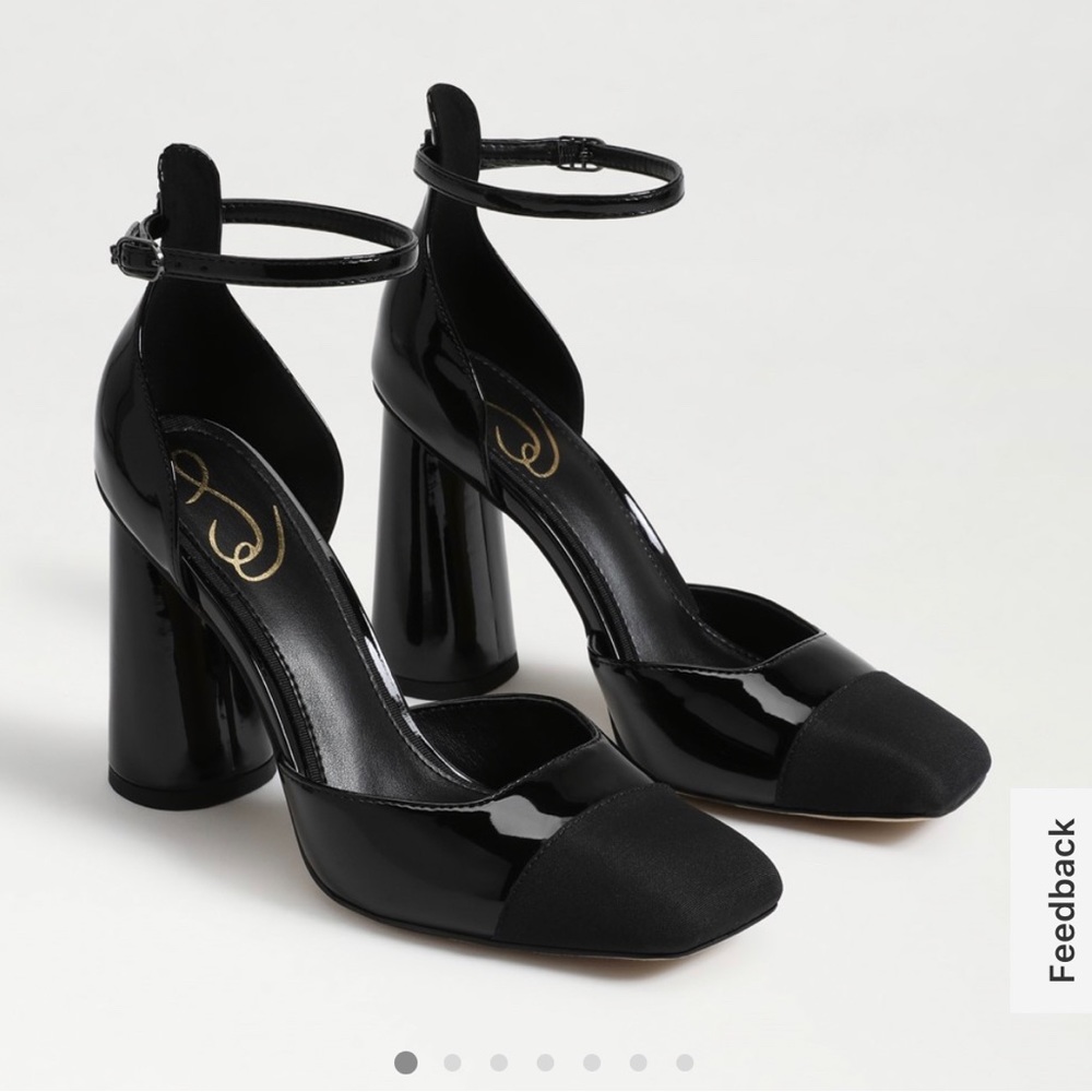 CRISTINE ANKLE STRAP BLOCK HEEL
